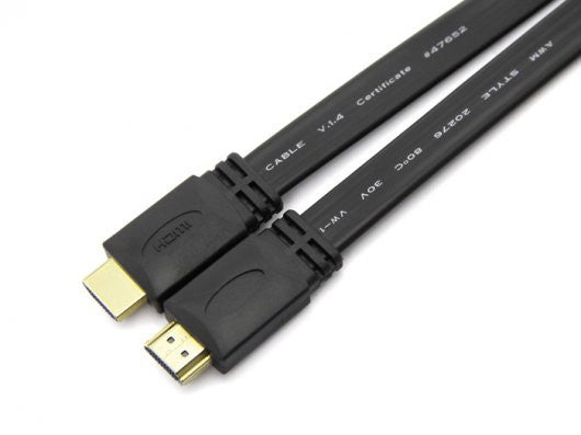 Flat HDMI Male to Male Cable  1M,Support 3D For HDTV computer & tablets cable - Buy - Pakronics®- STEM Educational kit supplier Australia- coding - robotics