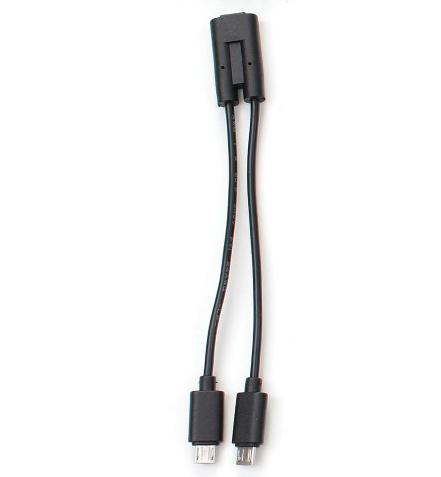 Buy Micro USB splitter cable for Raspberry Pi and display power ...