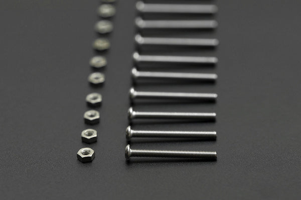 M3x30 screw low profile hex head cap screw 10 sets - Buy - Pakronics®- STEM Educational kit supplier Australia- coding - robotics