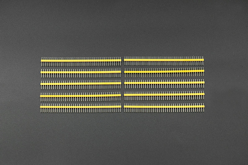 40 Pin Headers 0.1"  - Straight (Yellow 10 Pcs ) - Buy - Pakronics®- STEM Educational kit supplier Australia- coding - robotics