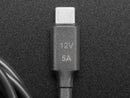 USB Type C 3.1 PD to 5.5mm Barrel Jack Cable - 12V 5A Output
