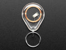 NTAG203 (13.56MHz RFID/NFC) Clear Keychain Fob