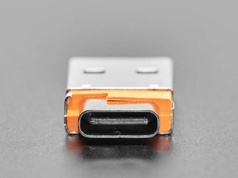 USB A Plug to USB C Jack Microadapter
