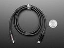 Re-programmable USB Type-C PD to 2.1/5.5mm Barrel Jack Cable