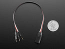 Shrouded Servo to Premium Male Jumper Wires Cable - 17cm long