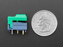 Step Switch with LED - Three Pack of Green with Red LED - PB86