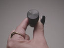 Anodized Aluminum Machined Knob - Black - 20mm Diameter