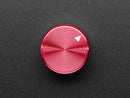 Anodized Aluminum Machined Knob - Red - 20mm Diameter
