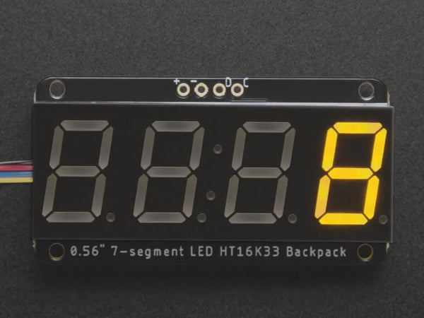 Buy Assembled Adafruit 0.56" 4-Digit 7-Segment Display