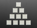 Kailh CHOC Slim Key Caps - Milky White - 10 pack