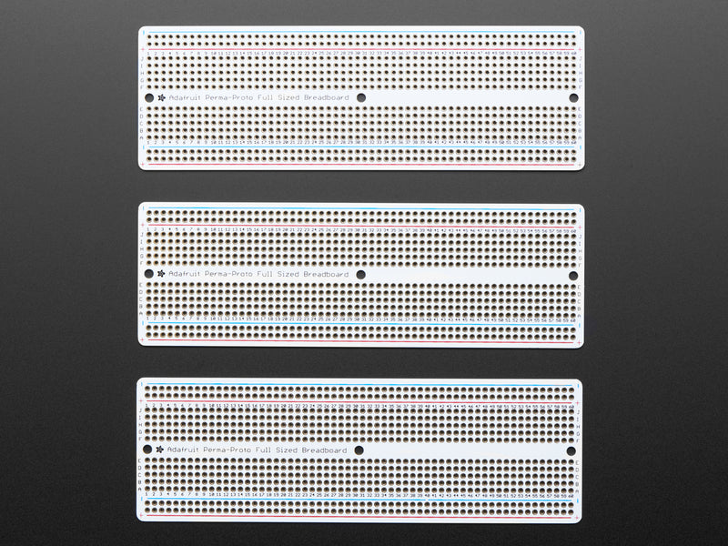 Adafruit Perma-Proto Full-sized Breadboard PCB - 3 Pack!