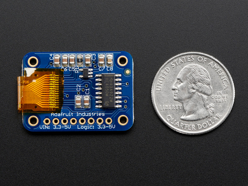 Monochrome 128x32 SPI OLED graphic display