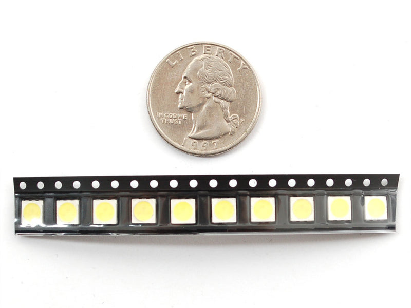 SMT Cool White 5050 LED - 10 pack