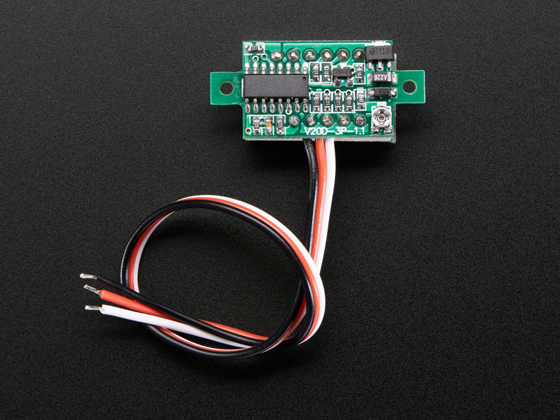 Mini 3-wire Volt Meter (0 - 99.9VDC)