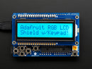 RGB LCD Shield Kit w/ 16x2 Character Display - Only 2 pins used!