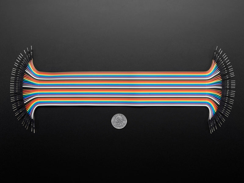 Premium Male/Male Jumper Wires - 40 x 12\" (300mm)