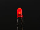 Diffused Red 3mm LED (25 pack)