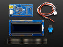 USB + Serial Backpack Kit with 16x2  RGB backlight negative LCD