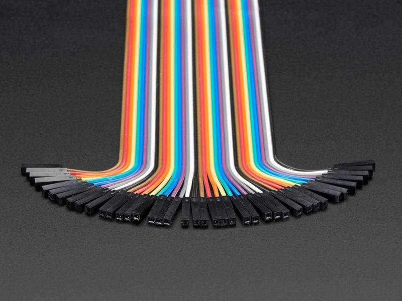 Premium Female/Male \'Extension\' Jumper Wires - 40 x 6\" (150mm)