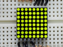 Miniature 8x8 Yellow-Green LED Matrix