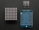 Adafruit Mini 8x8 LED Matrix w/I2C Backpack - Yellow