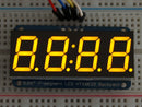 Adafruit 0.56\" 4-Digit 7-Segment Display w/I2C Backpack - Yellow