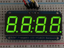 Adafruit 0.56\" 4-Digit 7-Segment Display w/I2C Backpack - Green