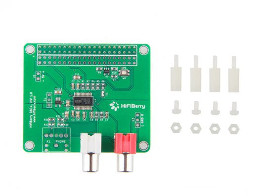 HiFiBerry DAC+ standard RCA - Buy - Pakronics®- STEM Educational kit supplier Australia- coding - robotics
