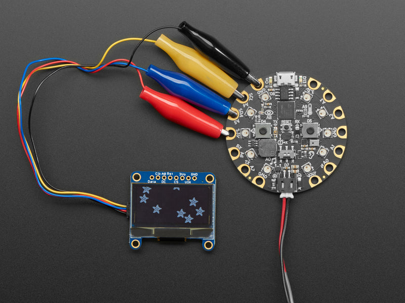 Monochrome 1.3\" 128x64 OLED graphic display - STEMMA QT / Qwiic