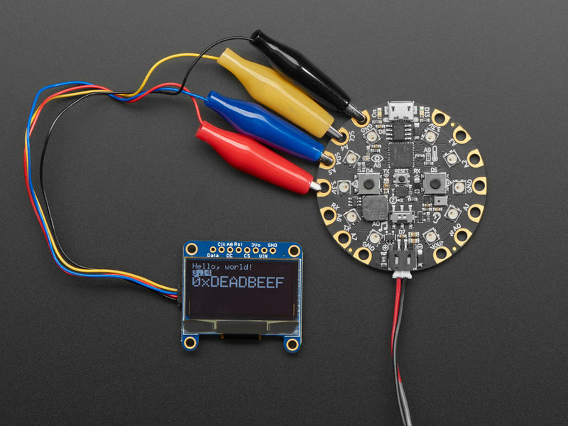 Monochrome 1.3\" 128x64 OLED graphic display - STEMMA QT / Qwiic