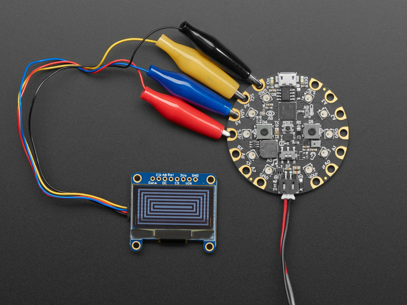 Monochrome 1.3\" 128x64 OLED graphic display - STEMMA QT / Qwiic