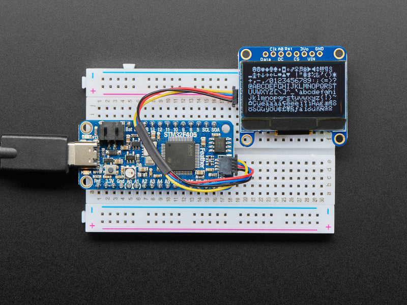 Monochrome 1.3\" 128x64 OLED graphic display - STEMMA QT / Qwiic
