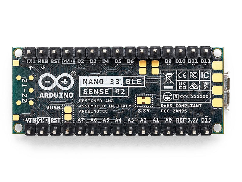 Nano BLE Sense Rev2 With Headers