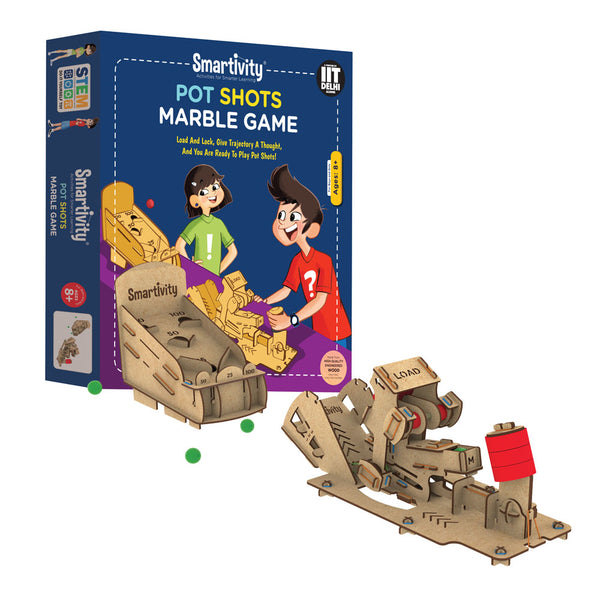 Smartivity Pot Shots Marble game - Buy - Pakronics®- STEM Educational kit supplier Australia- coding - robotics