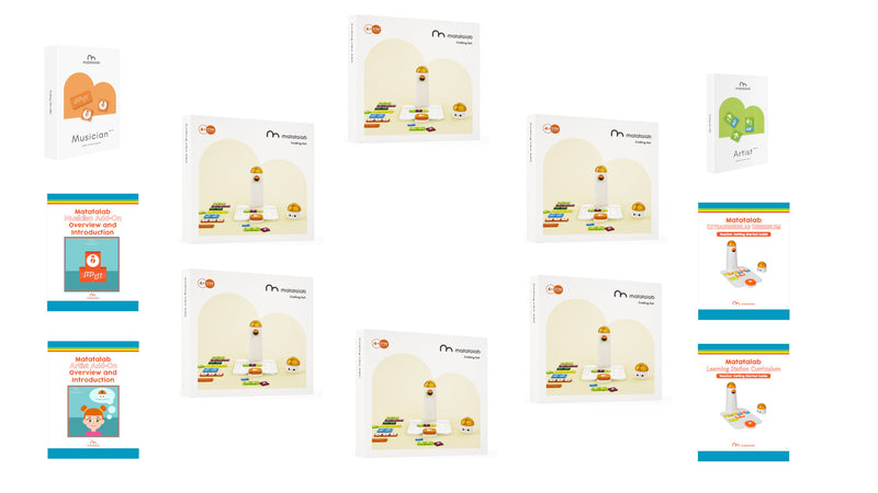 Matatalab class set of 6 Pro - bundle 5% off + workbook - Buy - Pakronics®- STEM Educational kit supplier Australia- coding - robotics