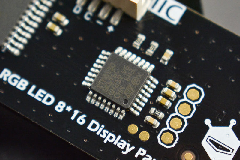 Gravity: I2C 8x16 RGB LED Matrix Panel - Buy - Pakronics®- STEM Educational kit supplier Australia- coding - robotics