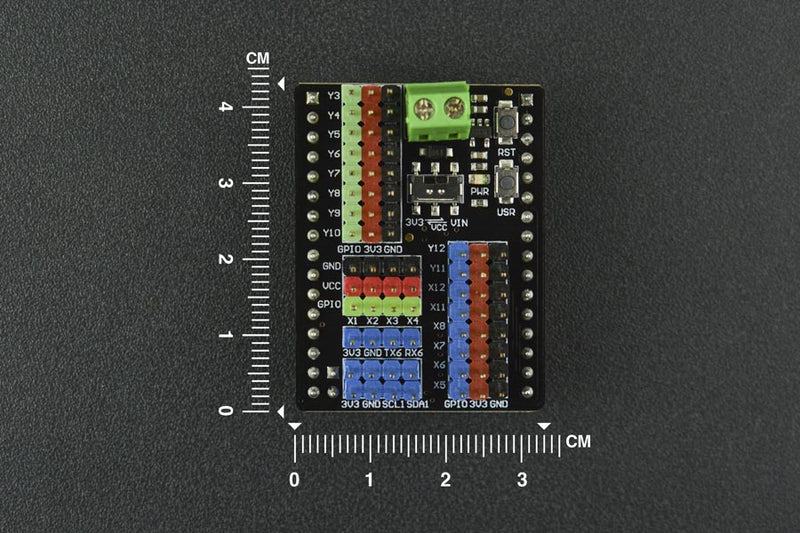 Gravity: I/O Expansion Shield for Pyboard - Buy - Pakronics®- STEM Educational kit supplier Australia- coding - robotics