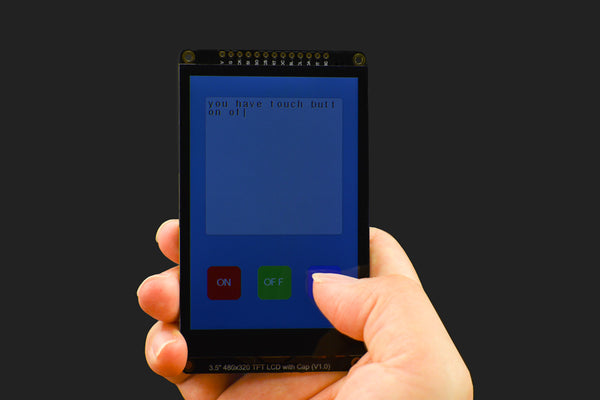 3.5 480x320 TFT LCD Capacitive Touchscreen with MicroSD Card Slot