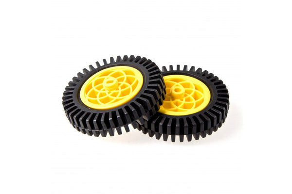 Rubber Wheel (Compatible with Servo &amp; Motor) - Buy - Pakronics®- STEM Educational kit supplier Australia- coding - robotics