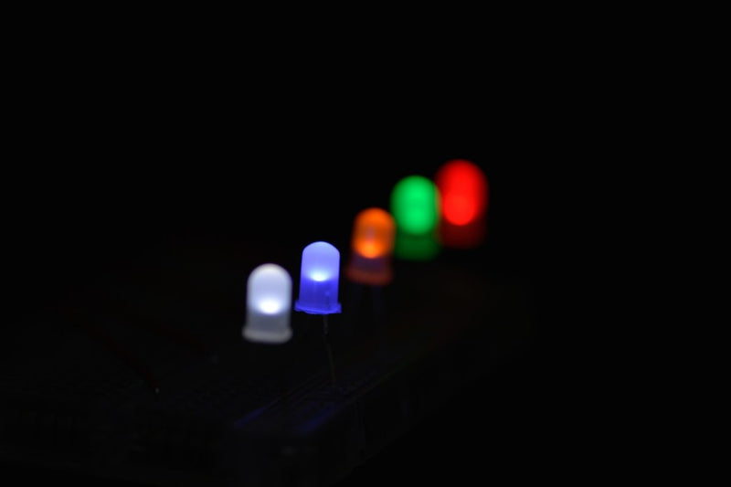 LED Pack (50 pcs) Diffused 5mm - Buy - Pakronics®- STEM Educational kit supplier Australia- coding - robotics