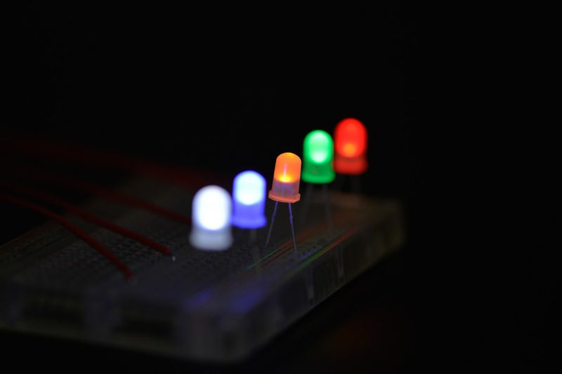 LED Pack (50 pcs) Diffused 5mm - Buy - Pakronics®- STEM Educational kit supplier Australia- coding - robotics