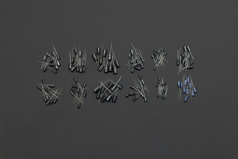 Aluminum Electrolytic Capacitor Pack-100 PCS - Buy - Pakronics®- STEM Educational kit supplier Australia- coding - robotics