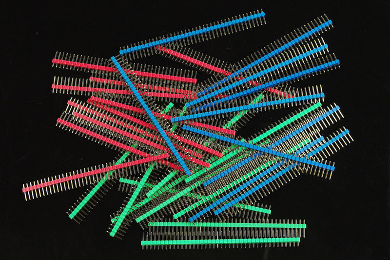 40 Pin Headers 0.1" - Straight (Blue) (10 Pcs ) - Buy - Pakronics®- STEM Educational kit supplier Australia- coding - robotics