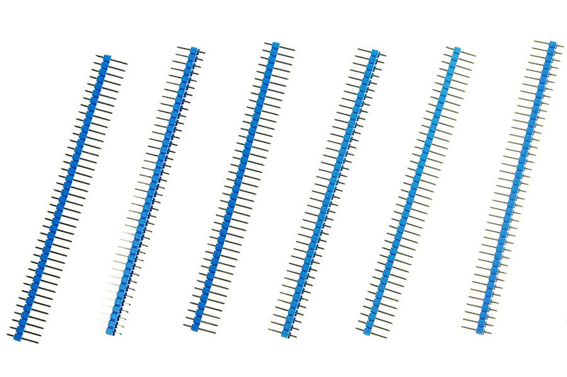 40 Pin Headers 0.1" - Straight (Blue) (10 Pcs ) - Buy - Pakronics®- STEM Educational kit supplier Australia- coding - robotics