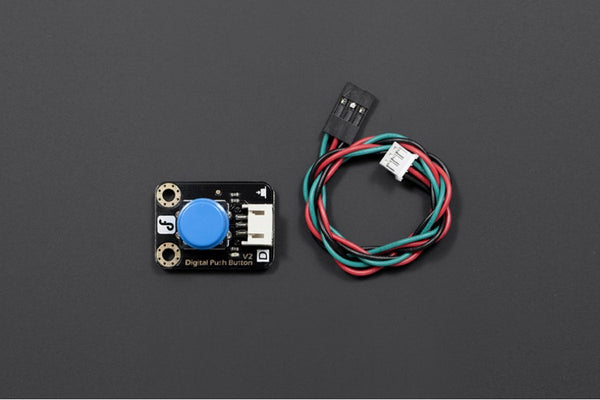 Gravity: Digital Push Button (Blue) - Buy - Pakronics®- STEM Educational kit supplier Australia- coding - robotics