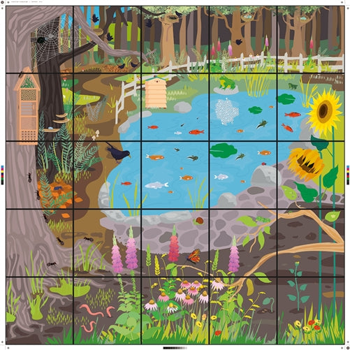 Wildlife Garden Mat for Bee Bot and Blue Bot - Buy - Pakronics®- STEM Educational kit supplier Australia- coding - robotics