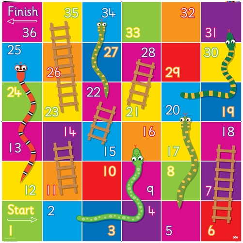 Snakes and Ladders Mat for Bee Bot and Blue Bot - Buy - Pakronics®- STEM Educational kit supplier Australia- coding - robotics