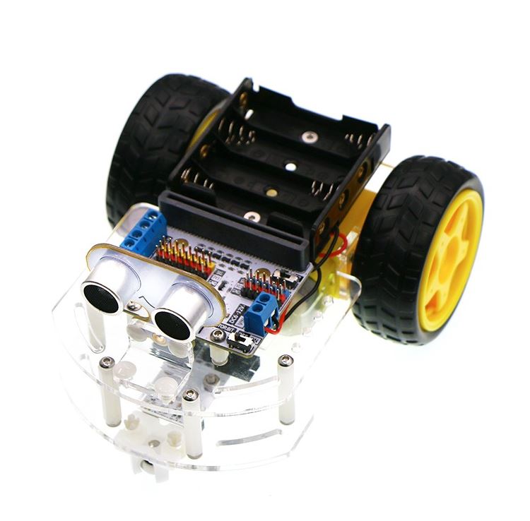 Motor:bit acrylic smart car kit(without micro:bit board) - Buy - Pakronics®- STEM Educational kit supplier Australia- coding - robotics