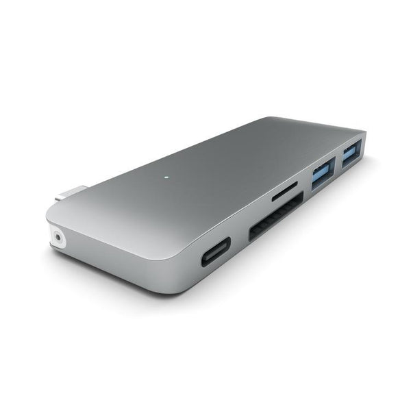 Satechi USB-C USB Pass Through Hub - Silver - Buy - Pakronics®- STEM Educational kit supplier Australia- coding - robotics