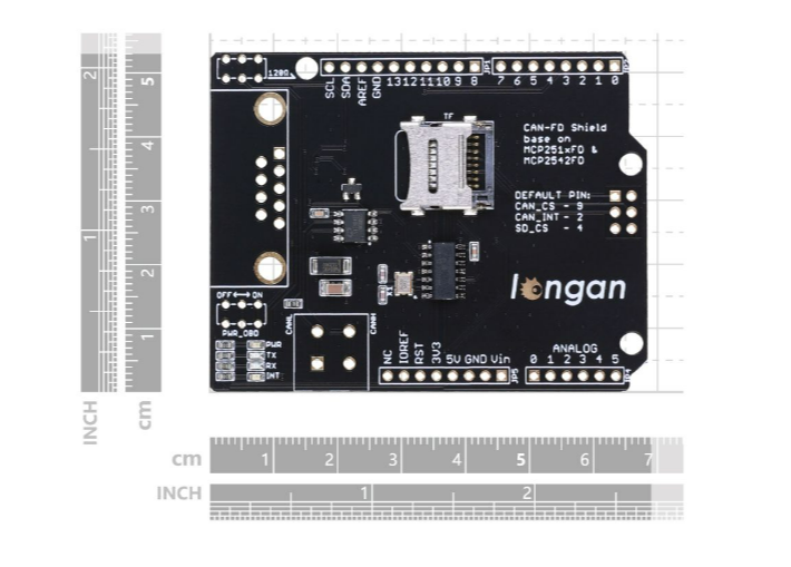 CAN FD Shield for Arduino - CAN-FD, CAN 2.0